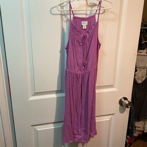 Purple Old Navy tank dress.